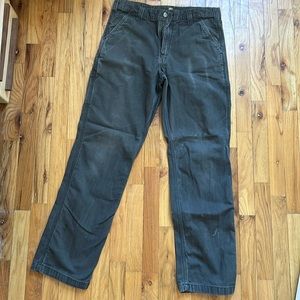 Carhartt gray canvas pants